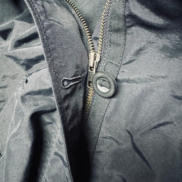 Lands'End Black Zip/Button Down Lightweight Jacket Women’s Size Small (6-8) - Picture 5 of 10